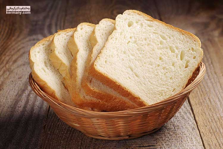 انواع نان سفید به دلیل اینکه مواد موغذی آن طی فرآوری، حذف شده‌ است، برای قلب و سلامت عمومی بدن مفید نیستند.