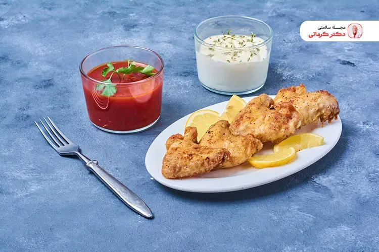 هرگز همراه ماهی لبنیات نخورید.