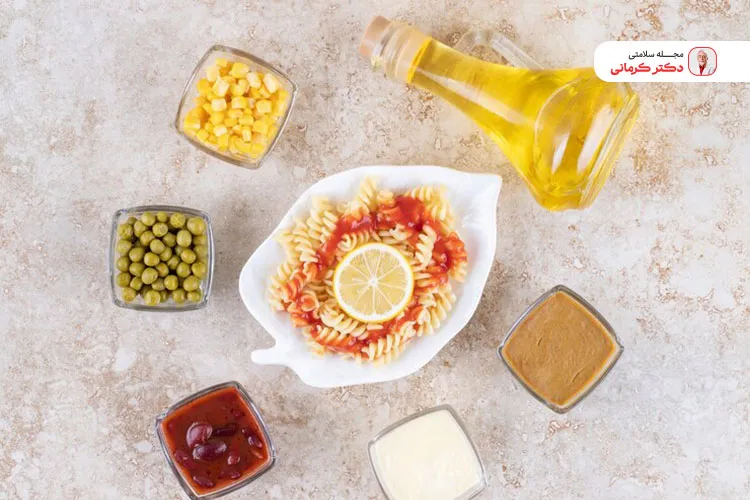 با انتخاب درست ترکیبات سالاد ماکارونی میتوانید مالری آن را کاهش دهید.