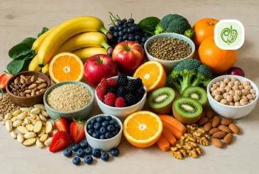 مقاله جدول غذاهای با فیبر بالا