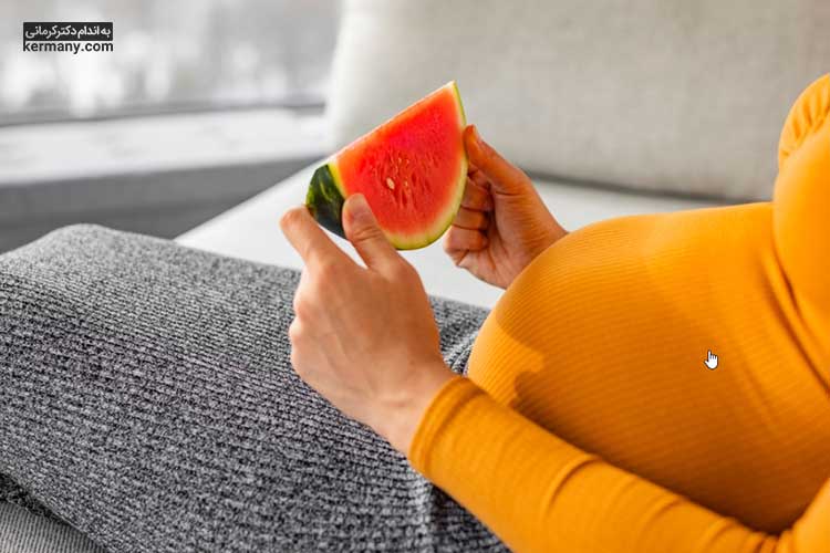 هندوانه سوزش سردل (بیماری رایج در دوران بارداری) را تسکین می‌دهد.
