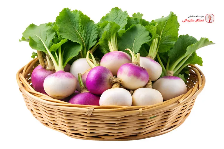 مصرف شلغم در رژیم های کاهش وزن به کاهش اشتها و افزایش حس سیری کمک می‌کند.