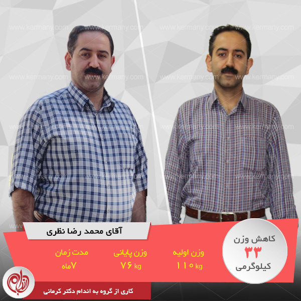 مصاحبه با آقای نظری با کاهش وزن 34 کیلوگرم در مدت 7 ماه نظری %d9%86%d8%b8%d8%b1%db%8c