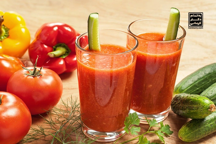 اسموتی گوجه‌فرنگی و فواید آن برای کاهش وزن