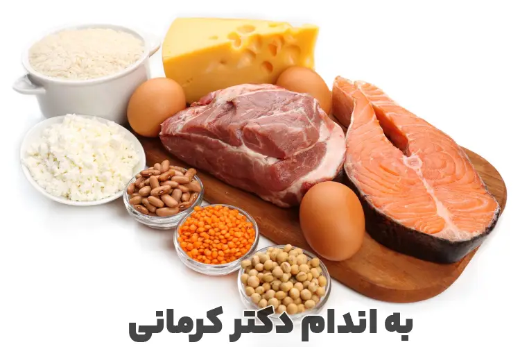 پروتئین مورد نیاز روزانه