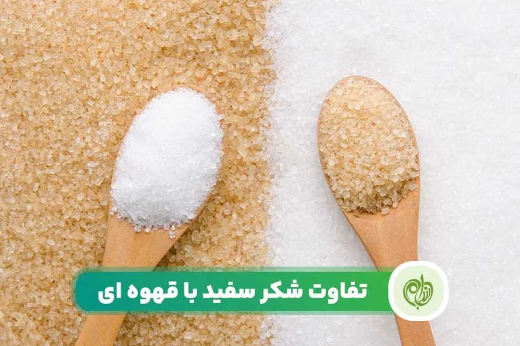 مقاله تفاوت شکر سفید با قهوه ای چیست؟