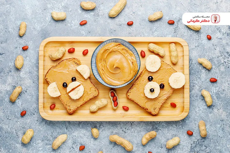 روغن بادام زمینی را میتوانید همراه کمی کره بادام زمینی و نان میل کنید.