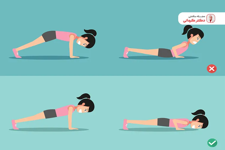 حرکت شنا اگر به درستی انجام نشود به عضلات شکم و بازوها آسیب خواهد زد.