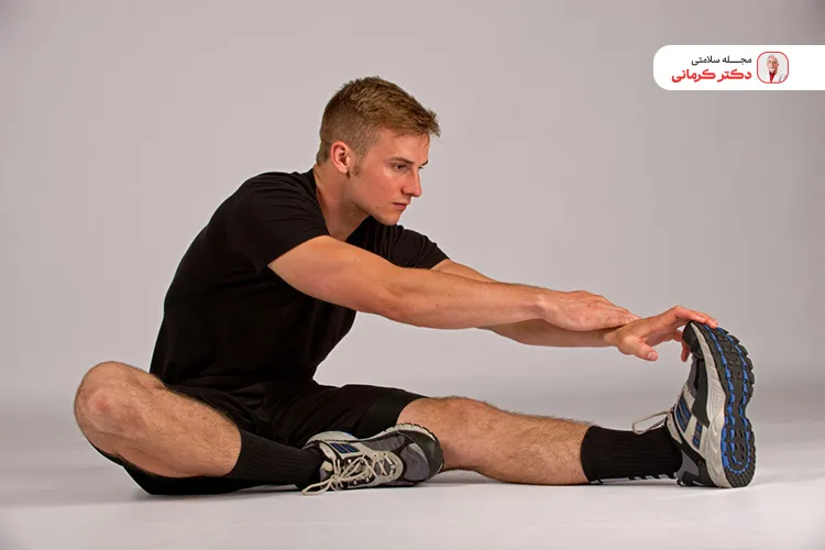 از اصول صحیح سرد کردن بعد از ورزش کشش کمر و پاها است.