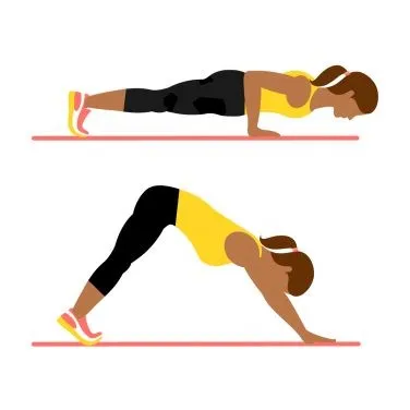 ورزش بالا تنه push back push-up