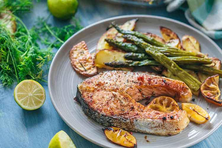 رژیم ماهی برای لاغری زمانی جواب می‌دهد که همراه با سبزیجات، غلات، میوه و حبوبات باشد.