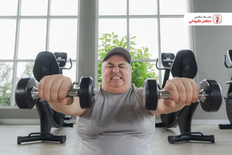 فعالبت ورزشی بیش از حد موجب عضله سوزی بیش از حد می‌شود.