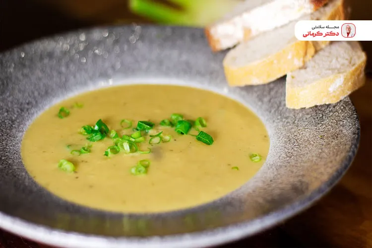 سوپ تره فرنگی رژیمی