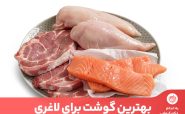 بهرتین گوشت برای لاغری گوشتی است که کم پروتئین باشد.