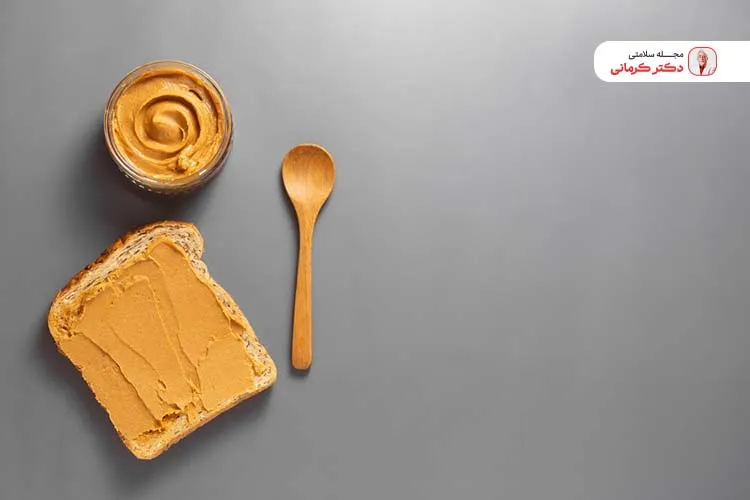 کره بادام زمینی برای میان وعده