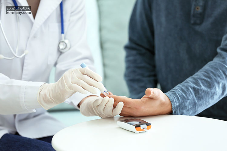 برای شناسایی پیش دیابت، آزمایش خون توصیه می شود.