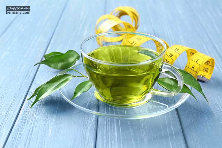 چای سبز با کاهش اشتها بر روی کاهش چربی‌های بدن اثر می‌گذارد