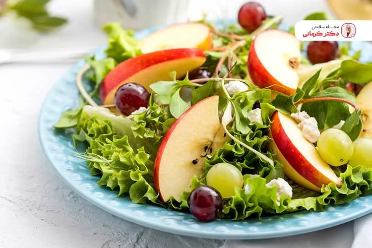 سیب خاصیت سیرکنندگی بالایی دارد.