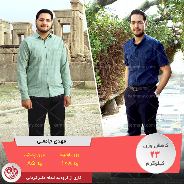 رژیم لاغری دکتر کرمانی برای وزن 85 کیلو