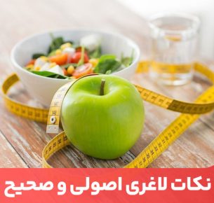 نکات لاغری شامل رعایت اصول صحیح خرید کردن، غذا پختن و غذا خوردن است که موجب کاهش وزن می‌شوند.