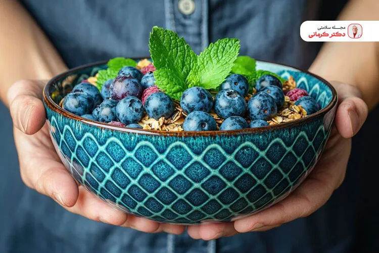 بلوبری به پاکسازی وعملکرد بهتر دستگاه گوارش کمک می‌کند.