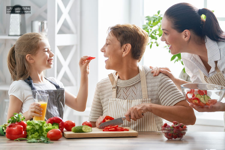 تغذیه سالم برای دانش آمووزان