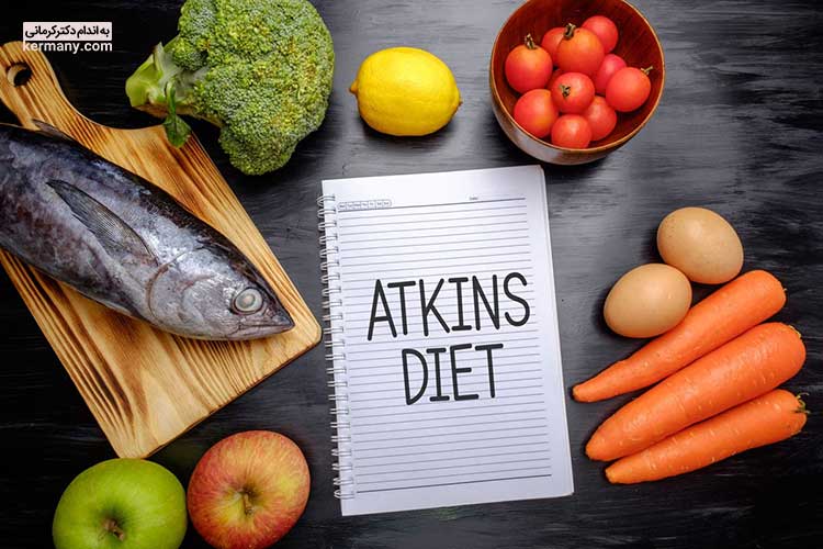 مصرف پروتئین و چربی‌ها در رژیم اتکینز توصیه می‌شود و این رژیم مشابه برنامه غذایی کتو است.