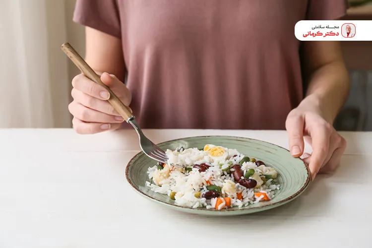 بهترین زمان خوردن برنج در وعده ناهار است.