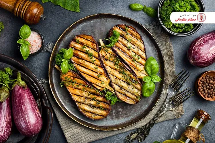 مصرف بادمجان در برنامه غذایی کم کردن وزن نیز مفید است.