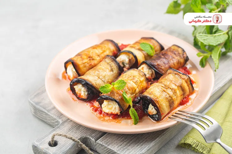 بادمجان به بهبود عملکرد دستگاه گوارش کمک می‌کند.