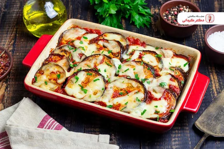 بادمجان را با کمترین میزان روغن و کبابی مصرف کنید.