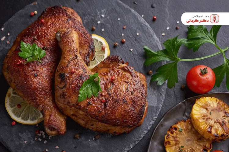 بال و ران مرغ چربی بیشتری دارد.