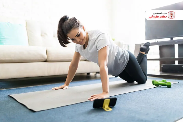 تقویت بازو با حرکت پوش آپ