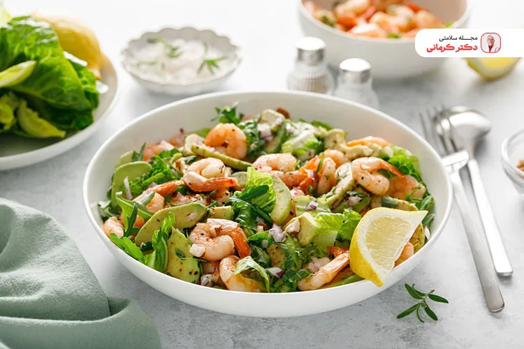 طرز تهیه سالاد میگو به چند روش