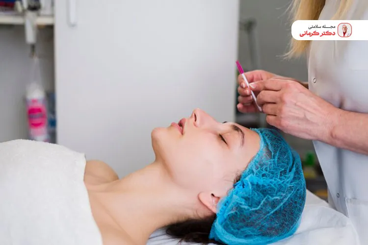لاغری کردن صورت با طب سوزنی