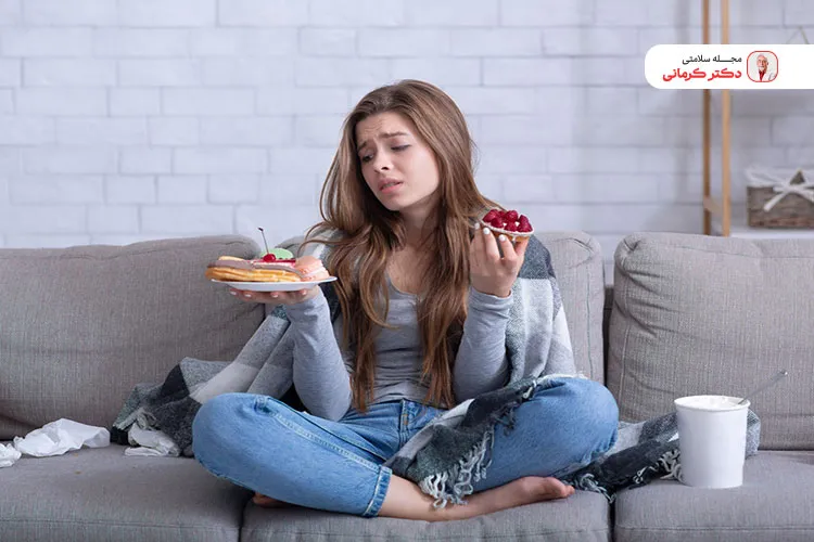 پرخوری و بالا آوردن یکی از اختلالات خوردن است.