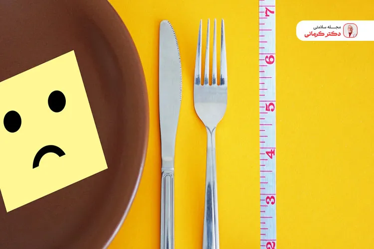 افسردگی یکی از نشانه‌های رایج اختلال خوردن است.