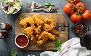 طرز تهیه فیله مرغ سوخاری رژیمی