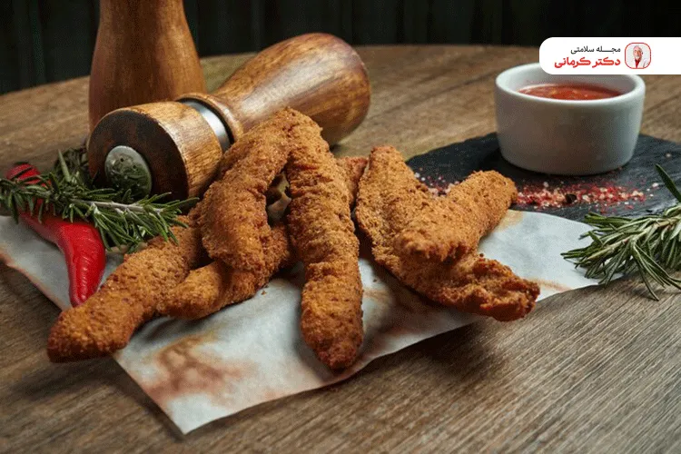 کالری مرغ سوخاری چقدره؟ fried chicken06 برای خوشمزه تر شدن مرغ سوخاری از ماست یونانی استفاده کنید.