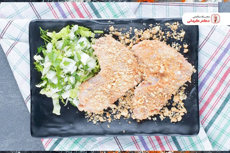 کالری مرغ سوخاری چقدره؟ fried chicken08 کالری فیله مرغ رژیمی