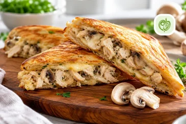 پست طرز تهیه اسنک مرغ و قارچ
