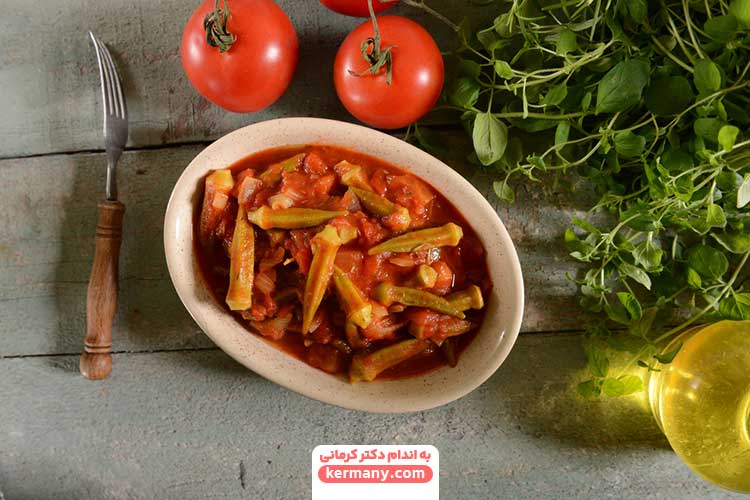 طرز تهیه خوراک بامیه