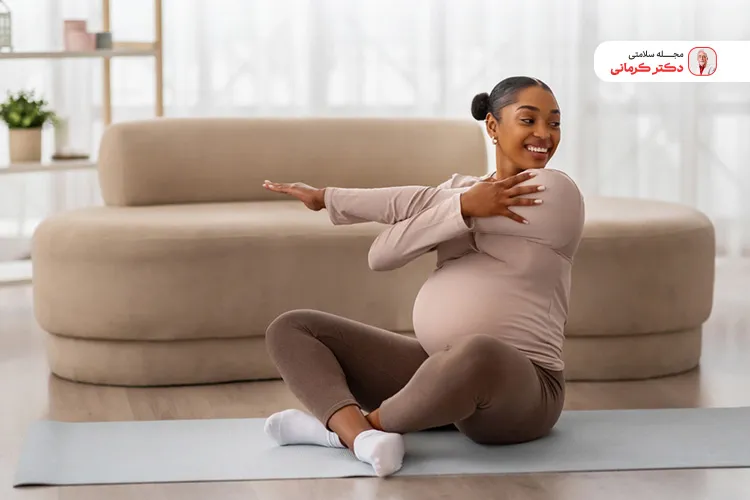 در سه ماه آخر بارداری ورزش‌ها باید سبک و بااحتیاط باشد.