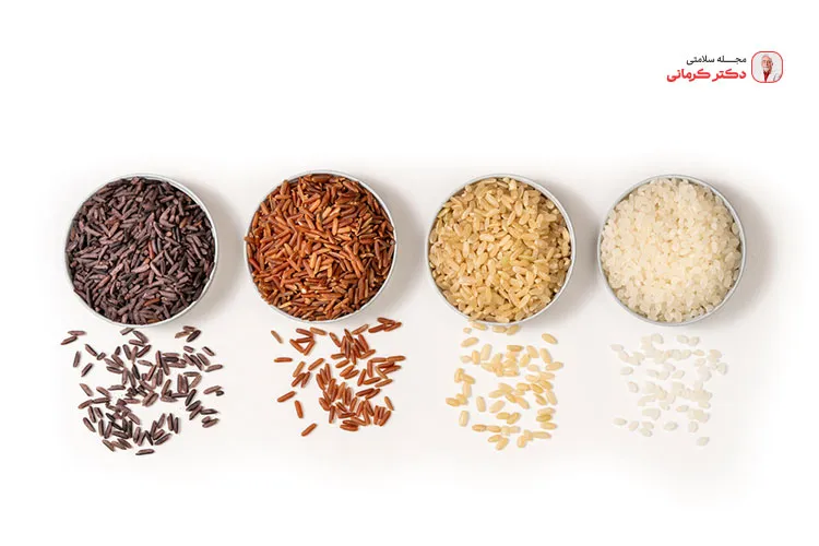 برنج قهوه ای مفید تر از برنج سفید برای بدن است.