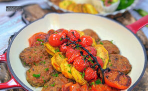 کباب تابه ای رژیمی، غذایی برای کاهش وزن.