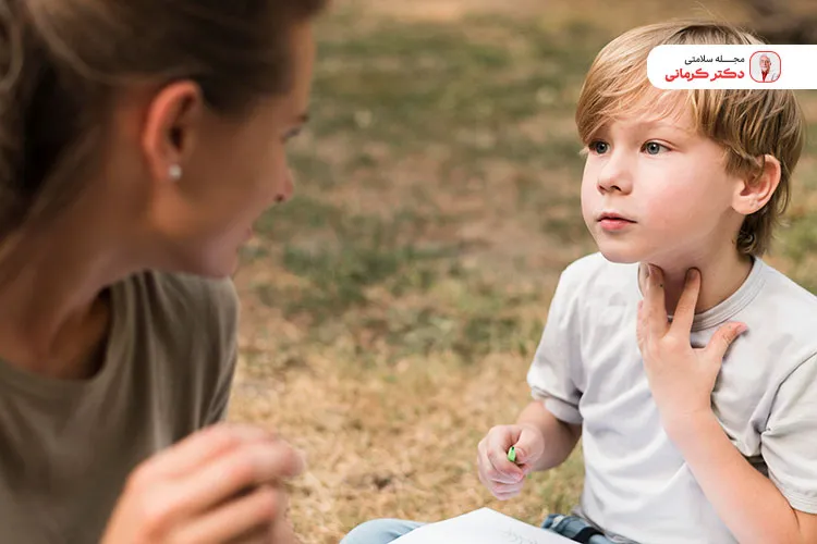 پرکاری تیروئید موجب عدم تحمل گرما و تعریق در کودک خواهد شد.