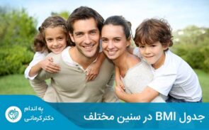 BMI به‌طور قابل توجهی با افزایش سن تغییر می‌کند.
