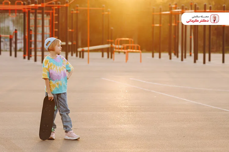 اسکیت از ورزش‌های پر جنب و جوش و جذاب برای کودکان است.