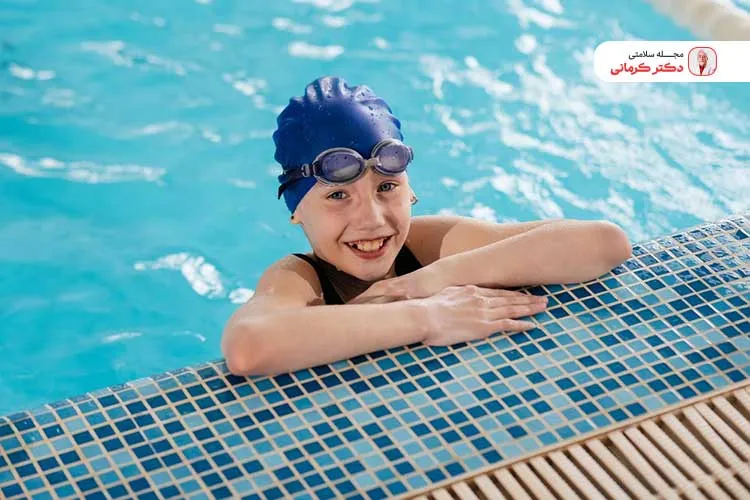 یکی از بهترین ورزش‌ها برای کودکان شنا است.