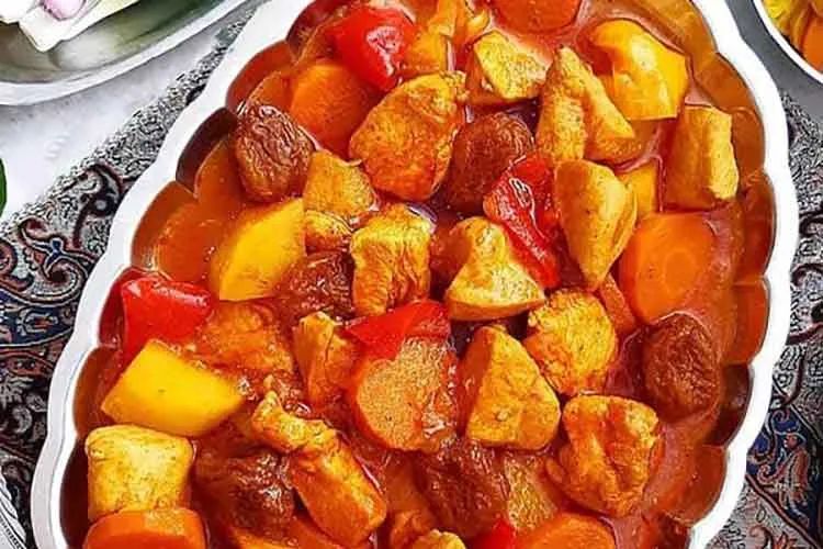 تاس کباب مرغ